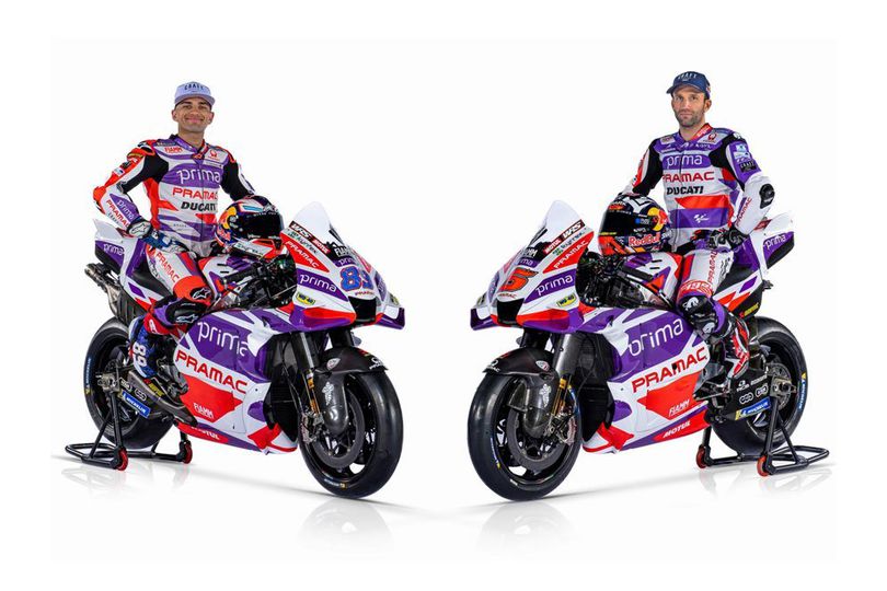 Foto: Tetap Usung Warna Ungu, Prima Pramac Racing Luncurkan Skuad MotoGP 2023