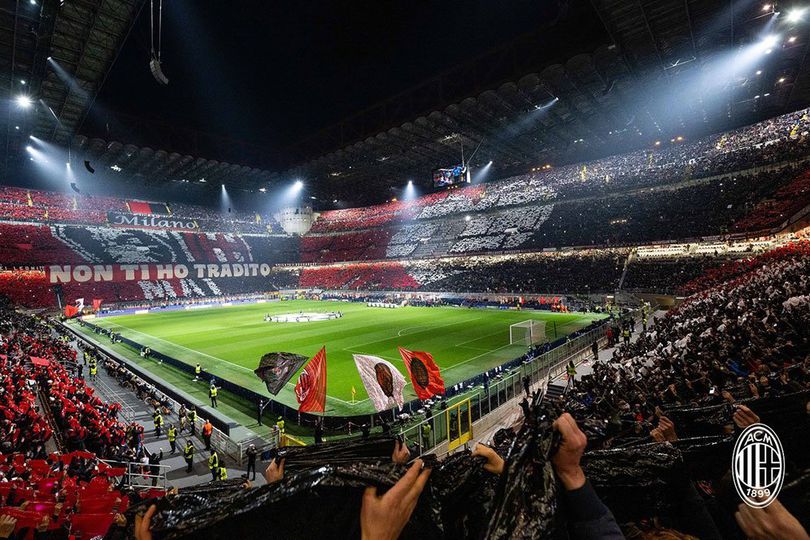 Tiket Sold Out! Fans AC Milan Kirim 3 Pesan Cinta di Hari 'Valentine Champions League'