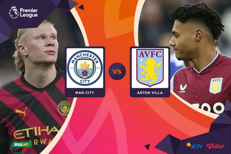 Link Live Streaming Manchester City vs Aston Villa di Vidio Hari Ini, Minggu 12 Februari 2023