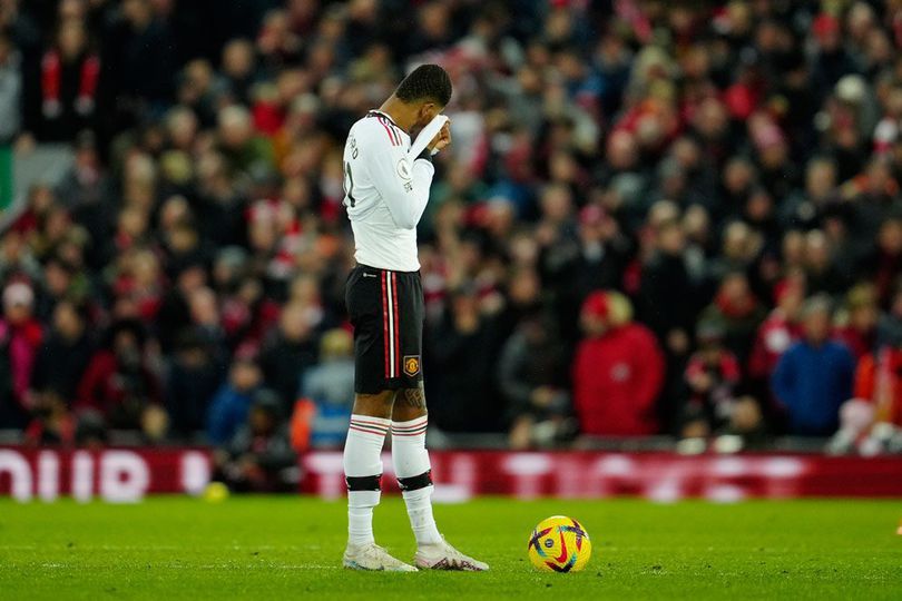 Dibantai Liverpool di Anfield, Rashford Bantah MU 'Lempar Handuk' Duluan