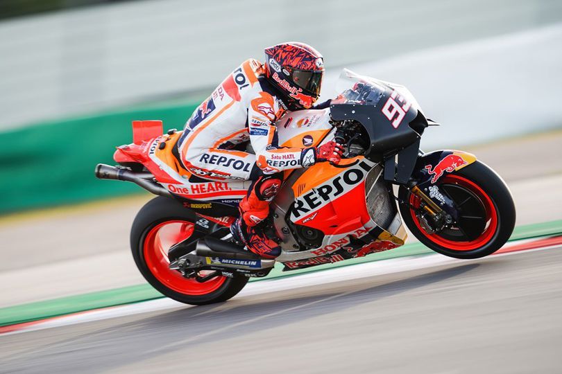 Marc Marquez Tahan Amarah: Honda Masih Loyo, Pesimistis Naik Podium Marc Marquez Tahan Amarah: Honda Masih Loyo, Pesimistis Naik Podium