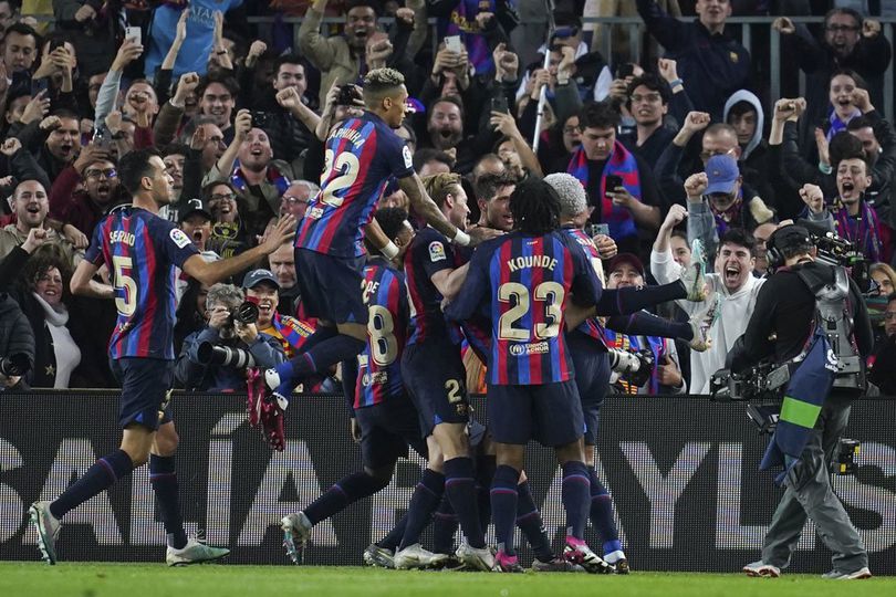 Rapor Barcelona Usai Comeback Lawan Real Madrid: Kessie Supersub, Raphinha Istimewa, Araujo Apes