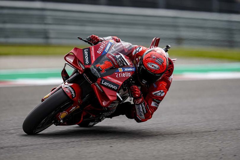 Hasil Latihan Kedua MotoGP Italia: Pecco Bagnaia Terdepan, Asapi Marco Bezzecchi