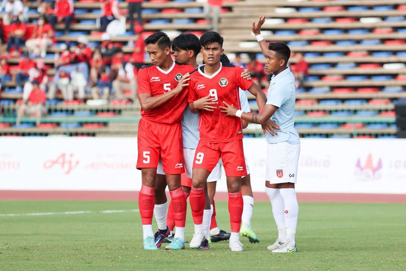 Momen-momen Menarik Indonesia U-22 vs Myanmar di SEA Games 2023: Ridho Bikin Coach Indra Kesel, Voli & Liukan Penalti Marselino