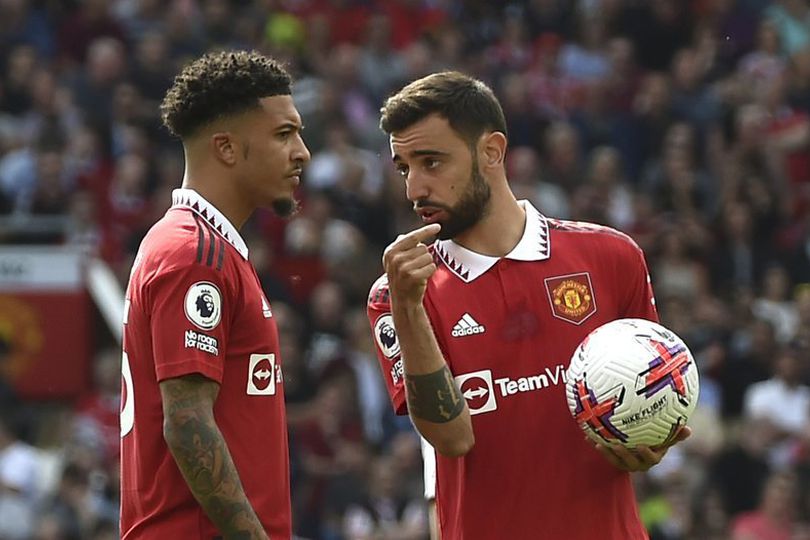 Jadon Sancho dan Bruno Fernandes Cetak Gol, MU Akhiri Musim di Posisi Tiga Besar Jadon Sancho dan Bruno Fernandes Cetak Gol, MU Akhiri Musim di Posisi Tiga Besar