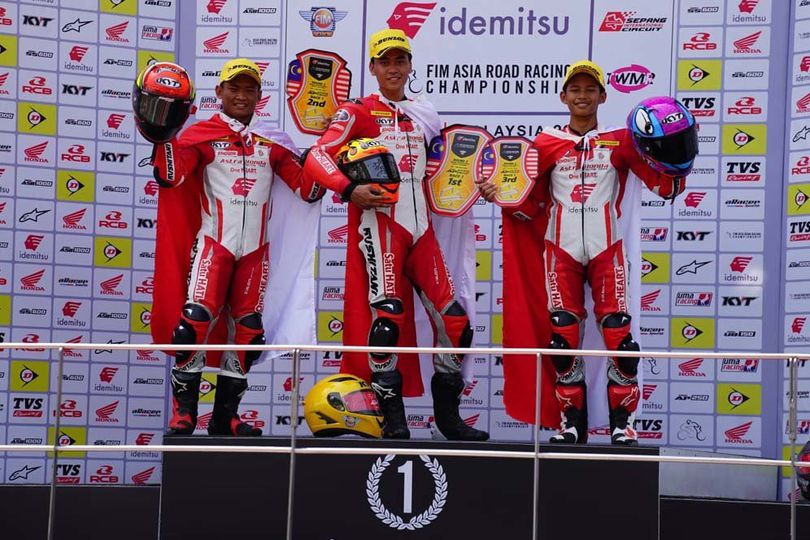 Para Rider Astra Honda Kuasai Podium ARRC Malaysia 2023 di Sepang