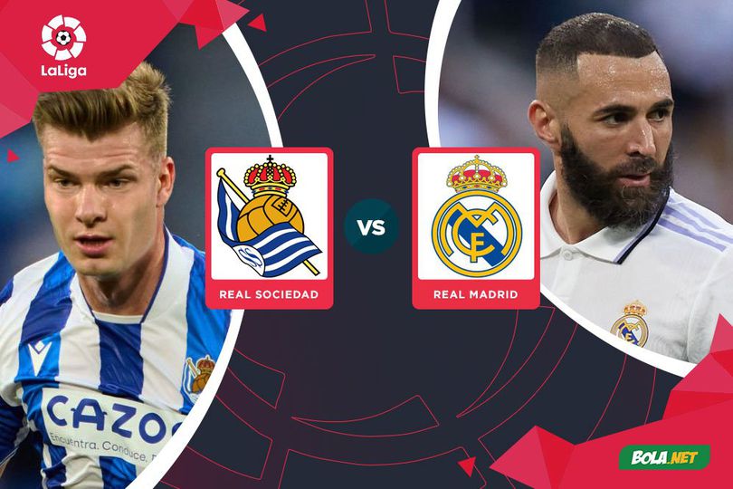 Live Streaming La Liga Real Sociedad vs Real Madrid di Vidio Hari ini, 3 Mei 2023