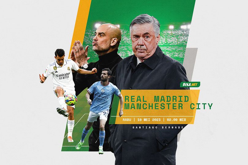 Link Nonton Live Streaming Liga Champions: Real Madrid vs Manchester City