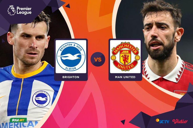 Live Streaming Liga Inggris Brighton vs Manchester United di Vidio Hari ini, 5 Mei 2023