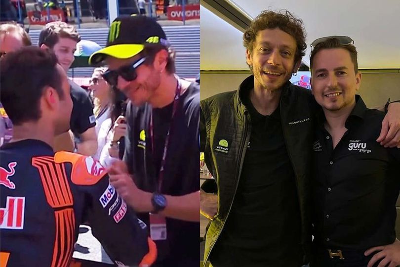 Akurnya Para 'Alien' MotoGP: Valentino Rossi Reuni dengan Dani Pedrosa-Jorge Lorenzo di Jerez