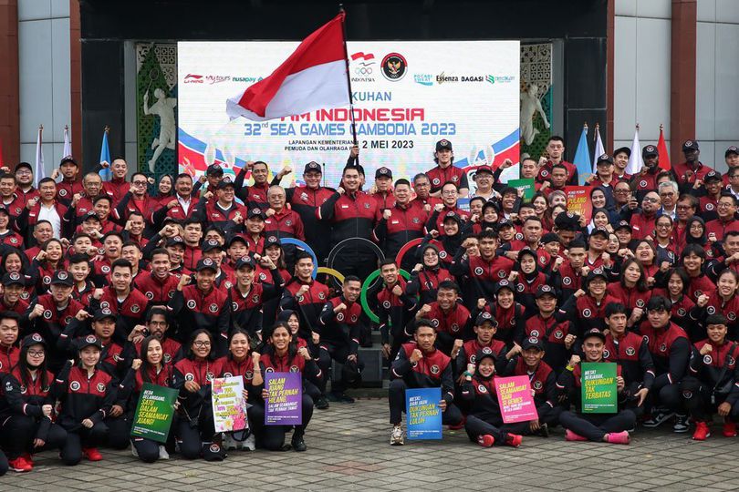 Flairene Candrea Jadi Pembawa Bendera Indonesia di Upacara Pembukaan SEA Games 2023