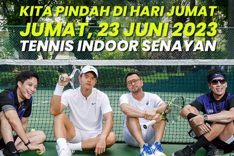 Tim Raffi Ahmad atau Desta? Nonton Rematch-nya di Lagi-lagi Tenis Presented by Pertamina yang Didukung Shopee