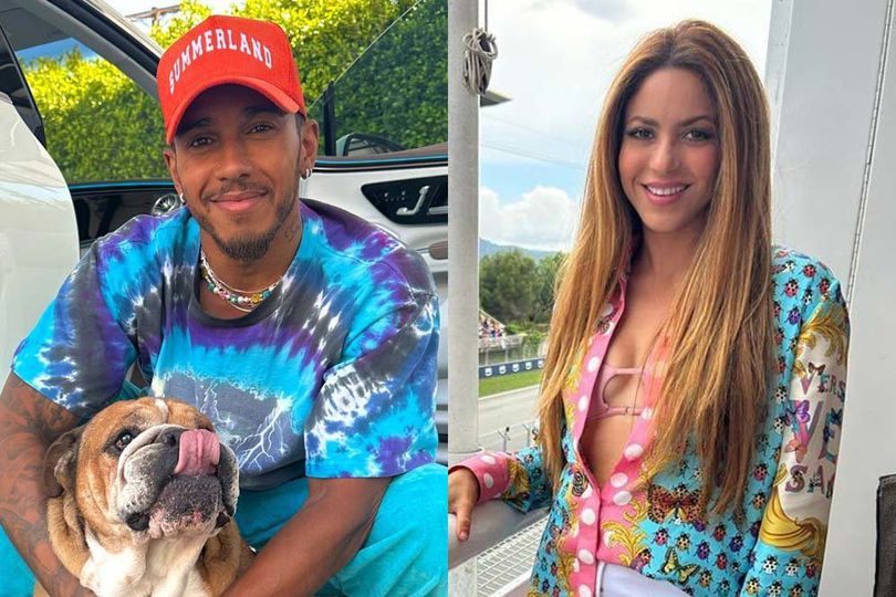 Lewis Hamilton Podium Saat Ditonton Shakira, Makin Santer Dikabarkan Pacaran