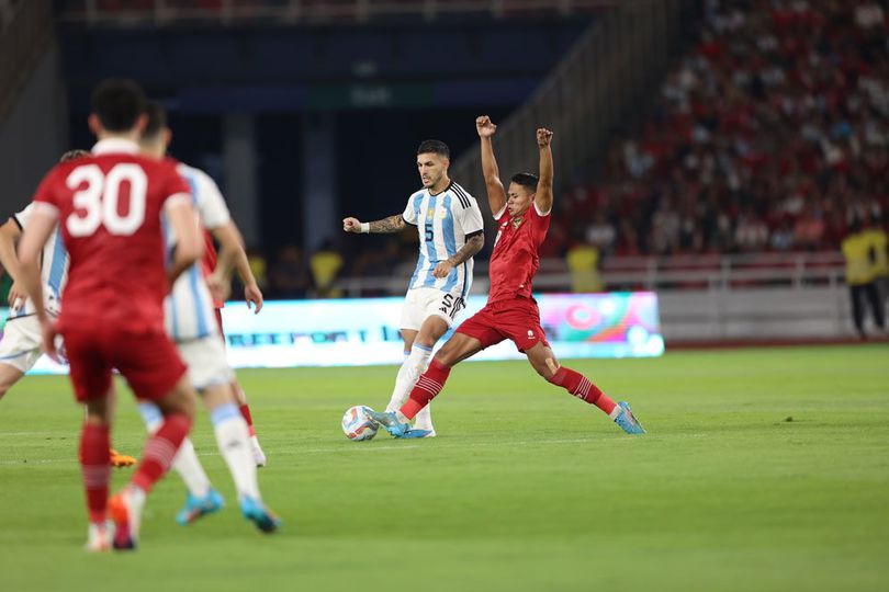 Man of the Match Timnas Indonesia vs Timnas Argentina: Leandro Paredes