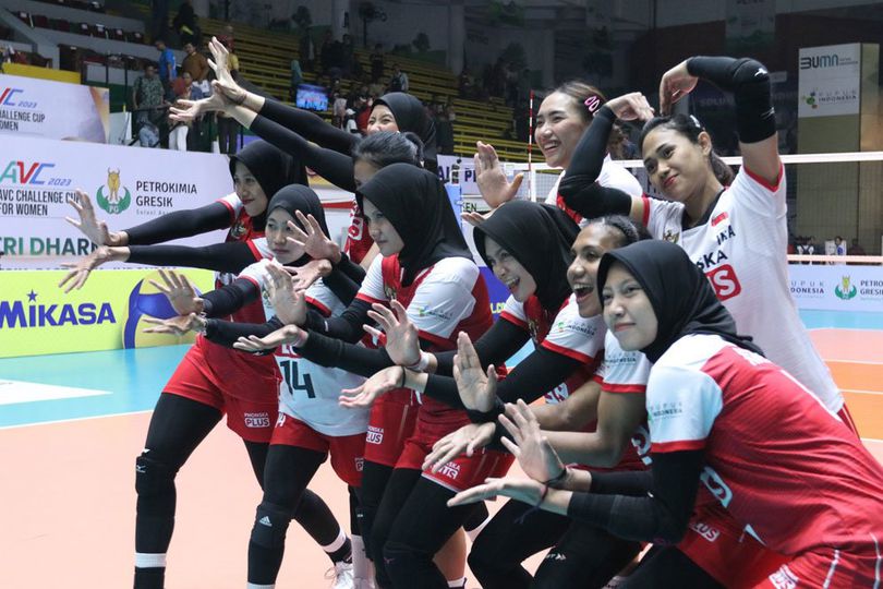 Hasil AVC Challenge Cup 2023: Sejarah Tercipta, Indonesia Lolos ke Final Usai Atasi China Taipei!