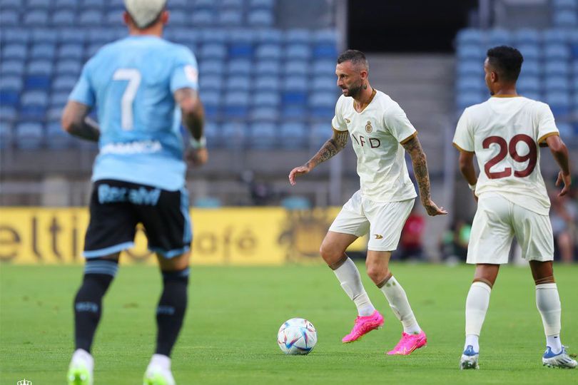 Al Nassr Dibantai 0-5 oleh Celta Vigo: Satu Kartu Merah, Cristiano Ronaldo dan Marcelo Brozovic Ditarik Terlalu Awal