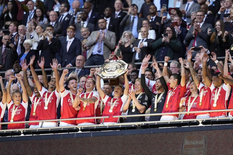 Bahagianya Arsenal Saat Menjuarai Community Shield 2023 Bahagianya Arsenal Saat Menjuarai Community Shield 2023