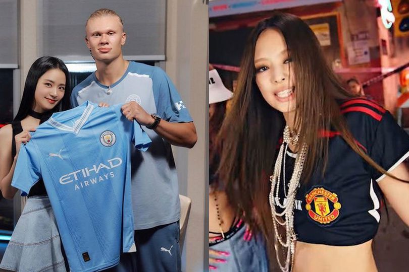 BLACKPINK Bikin Heboh! Setelah Jennie Pakai Jersey MU, Jisoo Latih Erling Haaland Flower Dance