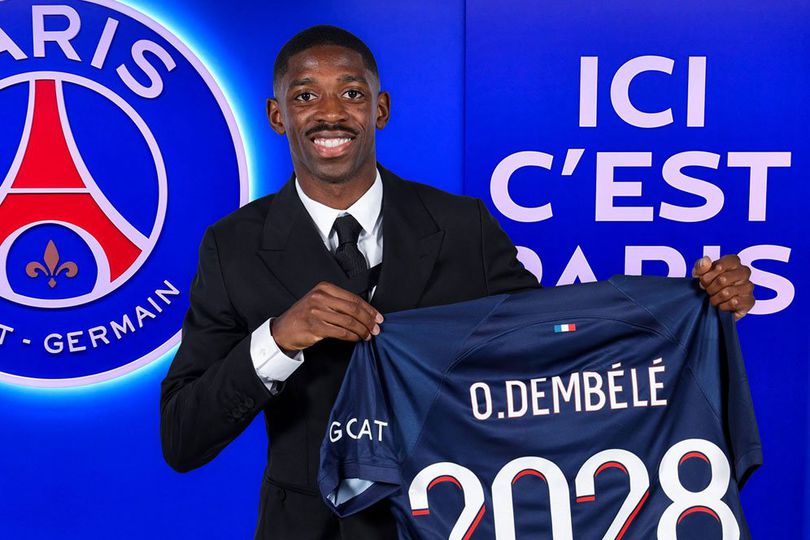 Resmi! PSG Datangkan Ousmane Dembele dari Barcelona