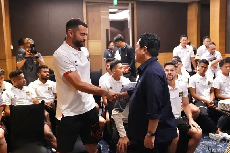Ketum PSSI Bakar Semangat Timnas Indonesia Jelang Hadapi Turkmenistan Ketum PSSI Bakar Semangat Timnas Indonesia Jelang Hadapi Turkmenistan
