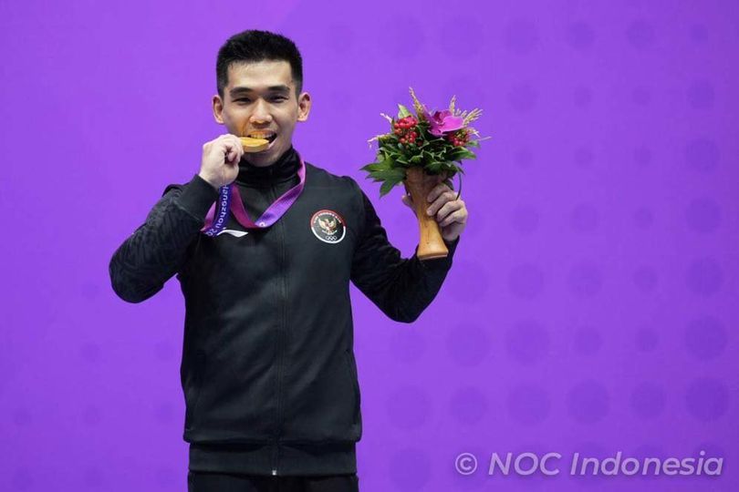 Bikin Bangga Indonesia, Harris Horatius Raih Emas Perdana di Asian Games 2023