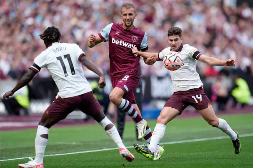 Hasil West Ham vs Manchester City: Skor 1-3