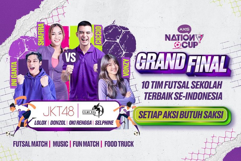 Jangan Lewatkan Grand Final Kompetisi Futsal Antar Sekolah Terbesar AXIS Nation Cup, Tayang di Vidio!