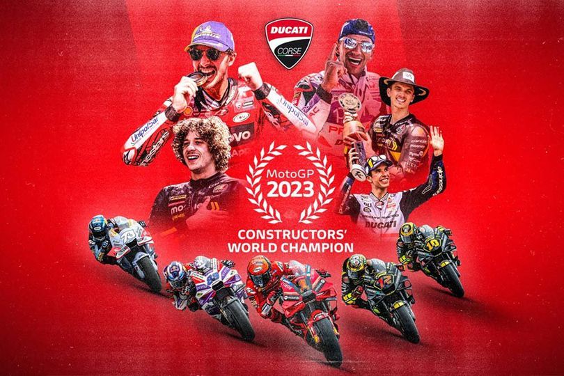 Ducati Kunci Gelar Dunia Konstruktor Kelima di MotoGP Mandalika 2023, Calon Triple Crown?