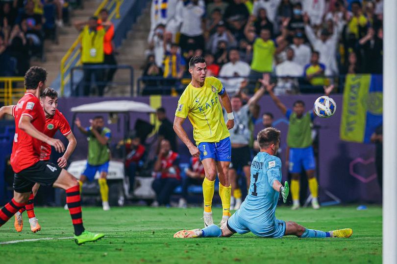 Momen Cristiano Ronaldo Cetak Gol Cantik ke Gawang Rustam di Liga Champions Asia Momen Cristiano Ronaldo Cetak Gol Cantik ke Gawang Rustam di Liga Champions Asia