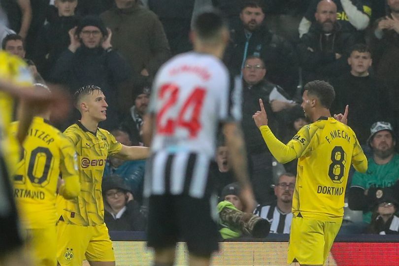 Hasil Newcastle vs Borussia Dortmund: Skor 0-1