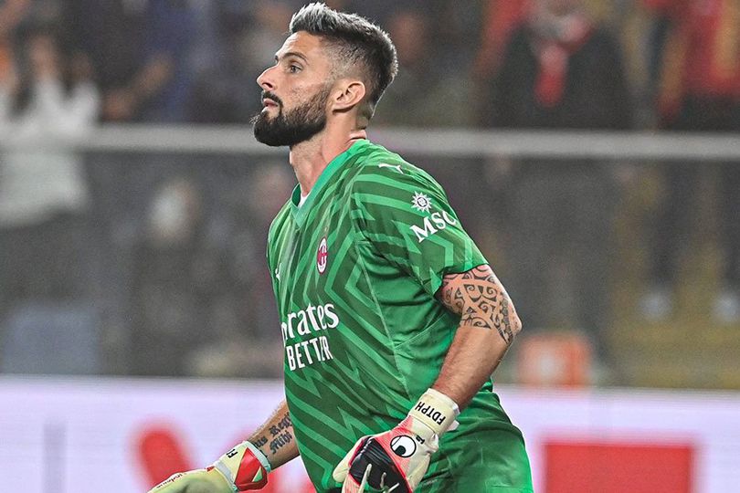 Menit 90+15, Olivier Giroud Bikin Penyelamatan Krusial Sebagai Kiper Dadakan AC Milan