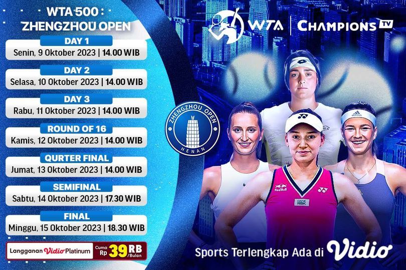 Destaques do torneio WTA 500 de Zhengzhou-Xinhua