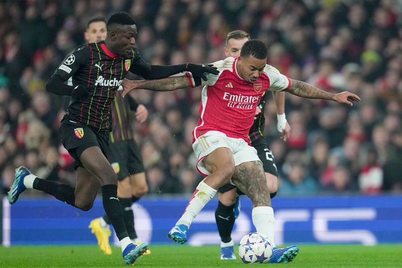 Hasil Arsenal vs Lens: Skor 6-0