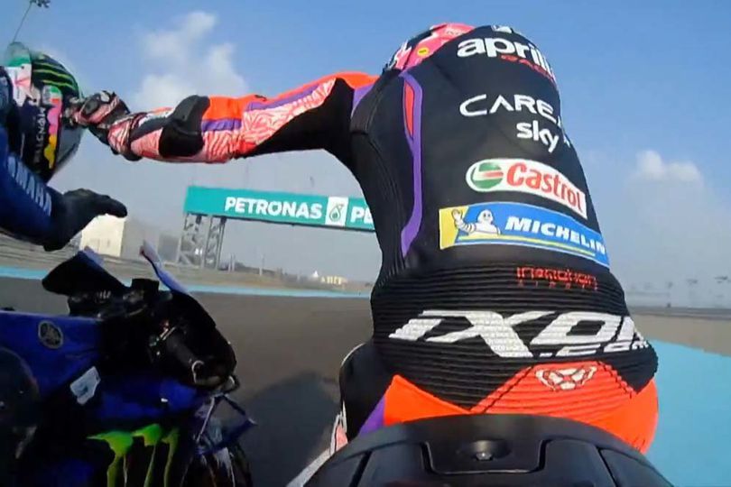 Video: Emosi, Begini Aksi Aleix Espargaro saat Pukul Kepala Franco Morbidelli di MotoGP Qatar 2023