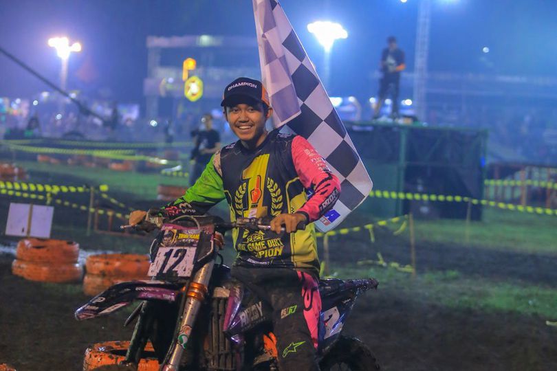 Lantian Juan Sukses Kawinkan Gelar Juara Umum FFA dan Campuran Open Trial Game Dirt 2023