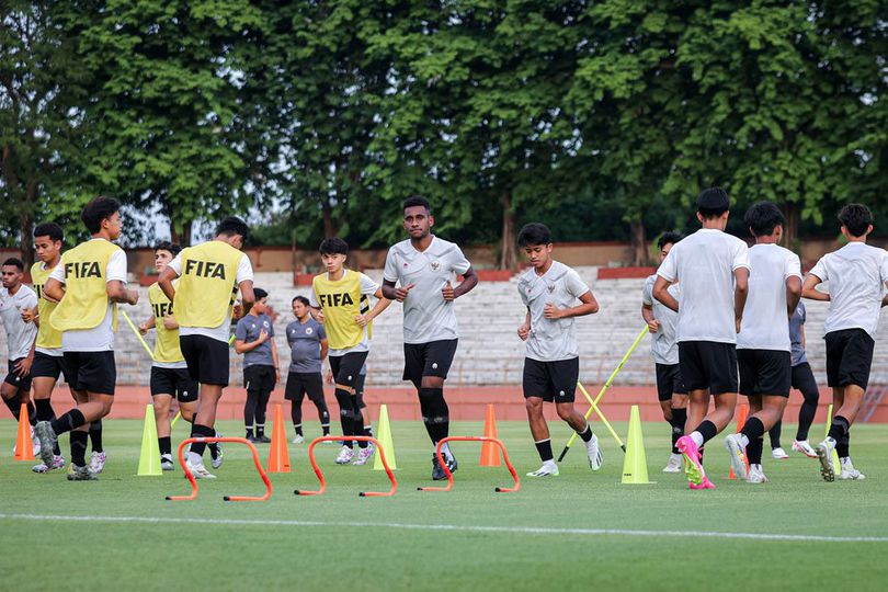 Mengintip Latihan Terakhir Timnas Indonesia U-17 Sebelum Melawan Maroko