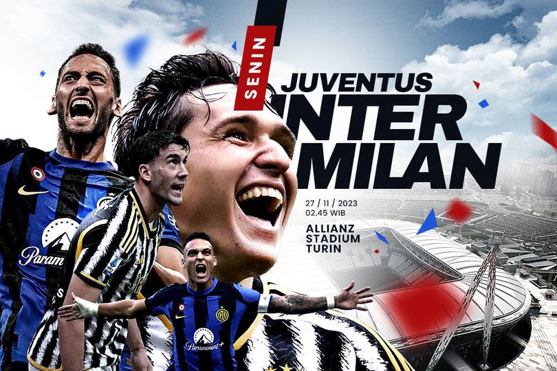 Link Live Streaming Serie A Juventus vs Inter Milan di Vidio