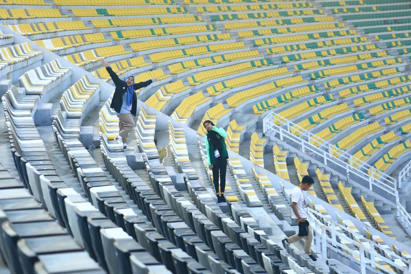 Keramahan Volunteer Piala Dunia U-17 2023 di Stadion Gelora Bung Tomo