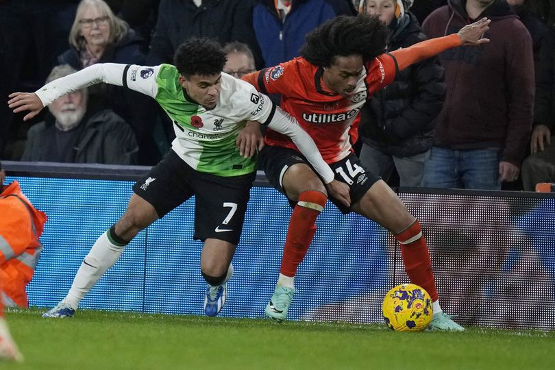 Man of the Match Luton Town vs Liverpool: Luis Diaz