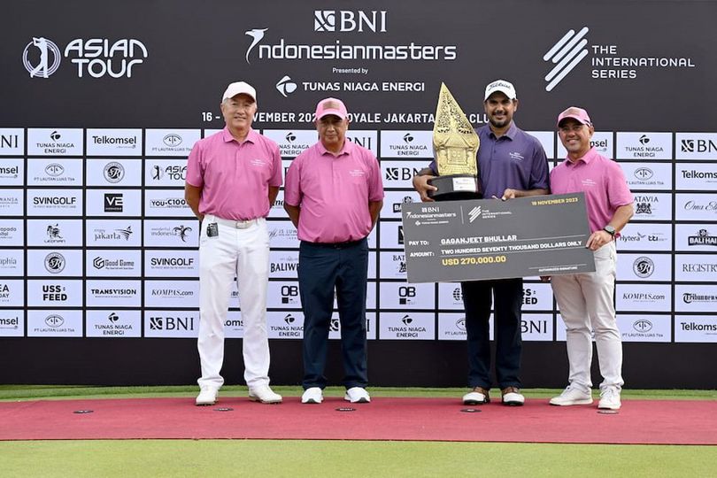 Pegolf India Cetak Sejarah di Indonesia Masters 2023