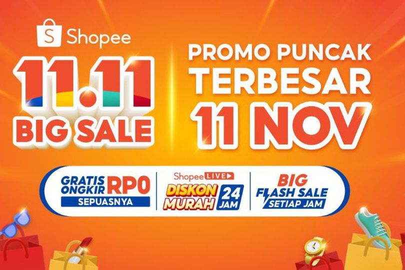 Nikmati Weekend dengan Keseruan Berbelanja di Puncak Promo Terbesar Shopee 11.11 Big Sale, Jangan Sampai Terlewat!