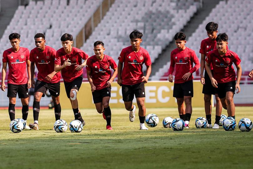 Kompak! Timnas Indonesia dan Ekuador Latihan Malam Hari dan Tertutup Jelang Bertemu di Piala Dunia U-17 2023