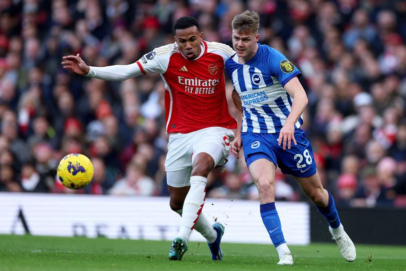 Hasil Arsenal vs Brighton: Skor 2-0