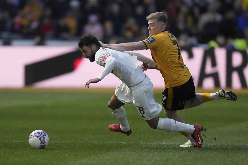 Man of the Match Newport County vs Manchester United: Bruno Fernandes