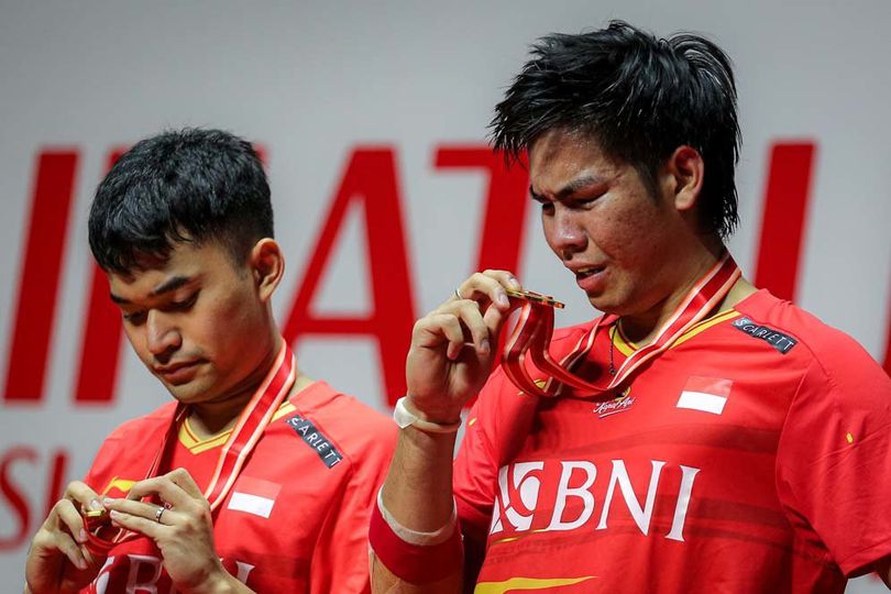 Daniel Marthin Dedikasikan Gelar Juara Indonesia Masters 2024 untuk Mendiang Ayah