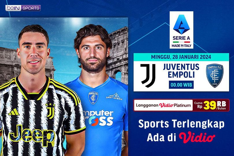 Link Live Streaming Liga Italia: Juventus Vs Empoli Di Vidio, 28 ...