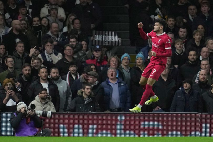 Man of the Match Fulham vs Liverpool: Luis Diaz