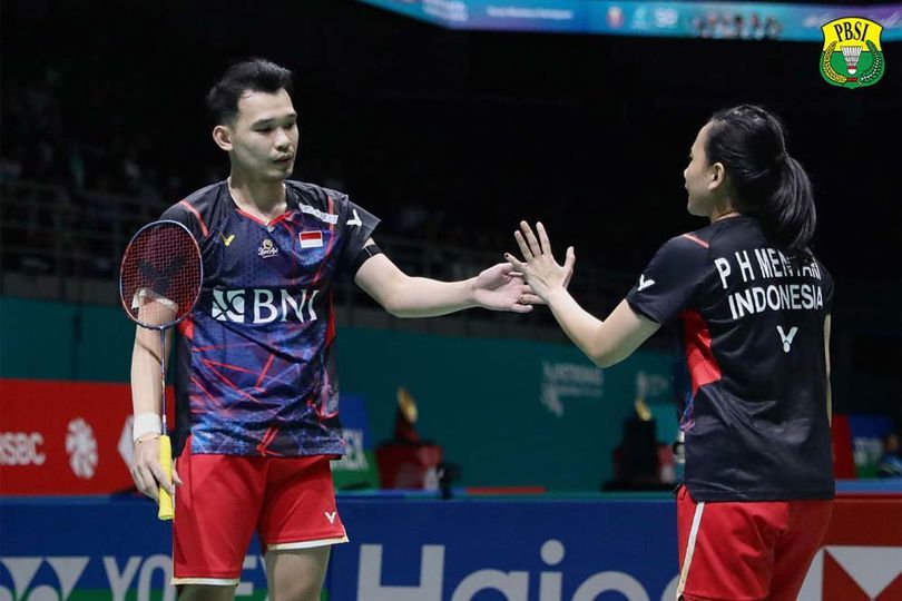 Hasil Indonesia Masters 2024: Rinov/Pitha Lolos ke 16 Besar, Dejan/Gloria Tersingkir