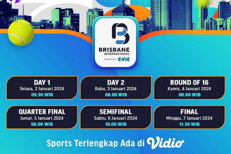 Jadwal Live Streaming WTA Brisbane International 2024 Pekan Ini Di ...