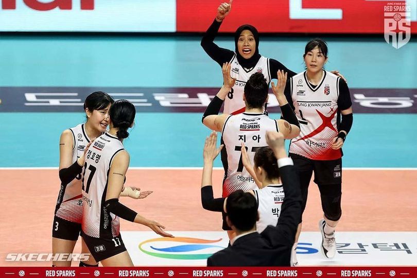 Jadwal Siaran Langsung Suwon Hyundai E&C Hillstate vs Daejeon Red Sparks di SPOTV, 2 Maret 2024